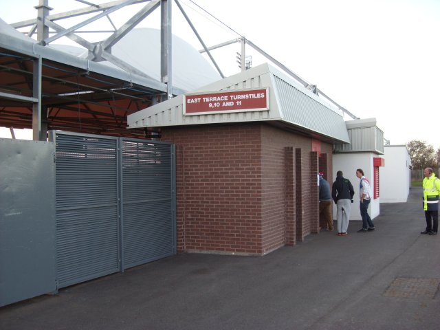 Rear of the East Stand